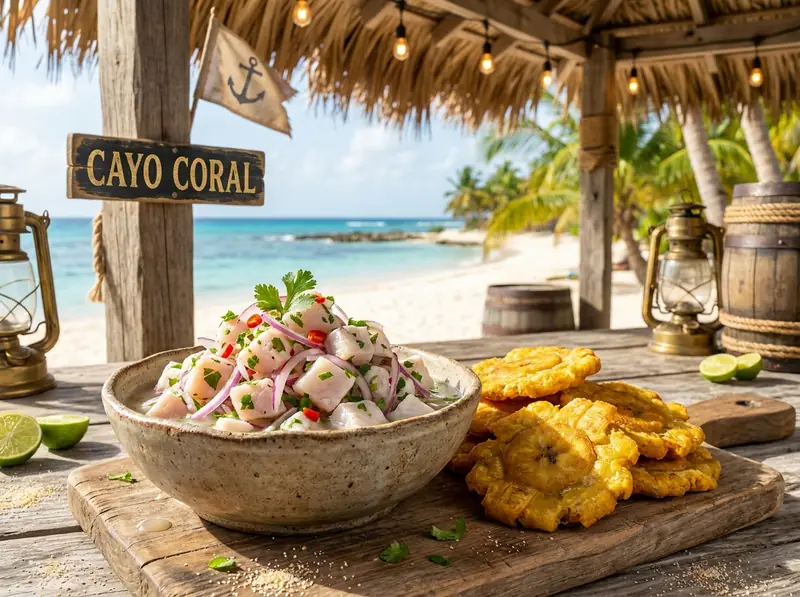 Fresh pirate ceviche