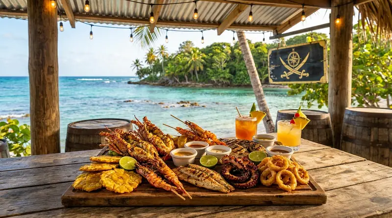 Mixed seafood platter